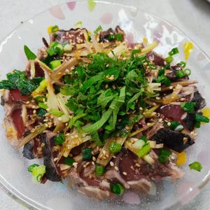 もんぶらん°・*:.。.☆の作ってみた!投稿(【かつおのたたきの薬味カルパッチョ】さっぱりさわやか！)