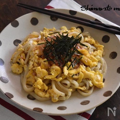 【卵だけ焼きうどん】コスパ抜群!お肉がなくてもOK!