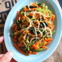 やみつき【野菜の３色ナムル】レンジで簡単！