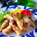 秘密は２つの粉！カリカリ鶏むねスティック焼き【切り方図解】