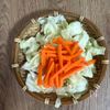 【キャベツとにんじんの中華スープ】旨味たっぷり♡の下準備