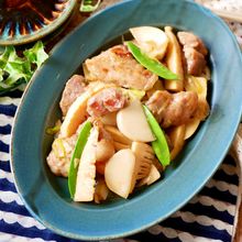 『春満載♡』たけのこと豚肉のオイスター炒め