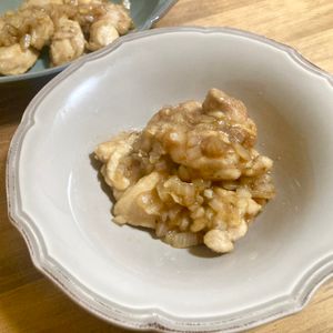 ゆかりの作ってみた!投稿(【天才的に旨い！鶏肉のオニオンポン酢ソテー】玉ねぎソースが◎)