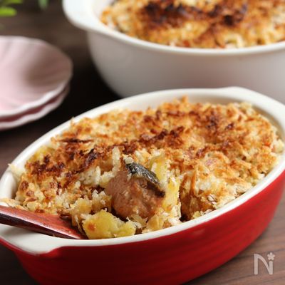 ヘルシー！ごろっと鮭の甘辛揚げないコロッケ