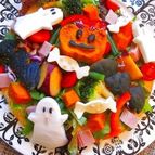 ハロウィンには可愛く怖～くにぎやかサラダ