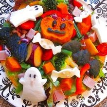 ハロウィンには可愛く怖～くにぎやかサラダ