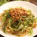 混ぜパスタ！大葉納豆パスタ