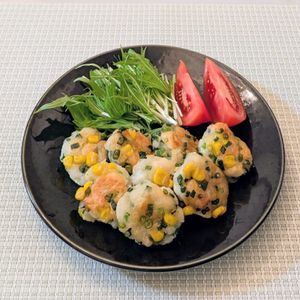𝔂𝓾𝓶𝓲🍓の作ってみた!投稿(コロンと可愛い♡コーン入りはんぺんボール)