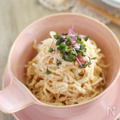 切干大根の七味マヨサラダ