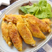 カリッと美味しいカレー手羽中『米粉で軽い仕上がりに』