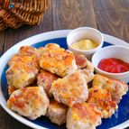 子供たちにも大人気！豚こまと豆腐でチーズナゲット風