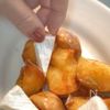 甘塩っぱさでお酒が進む‼︎『フライドポテトカマンベール』の工程5