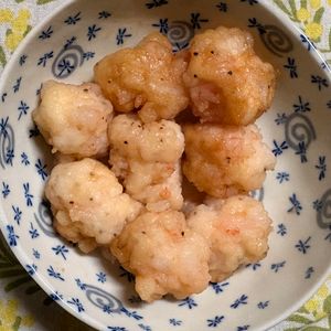 チョビの助の作ってみた!投稿(ふわふわ♡エビ団子の和風あん)