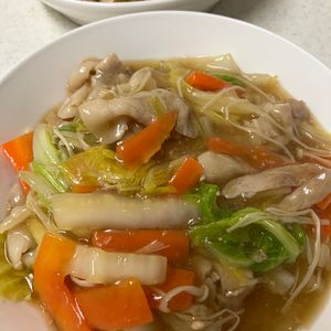 ミントミントの作ってみた!投稿(豚バラ白菜のあんかけ中華丼)