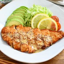 \むね肉&揚げ焼き/揚げ鶏のマスタードマヨソースがけ