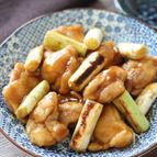 【鶏肉と焼きねぎのわさび照り炒め】ご飯もビールも進む！！