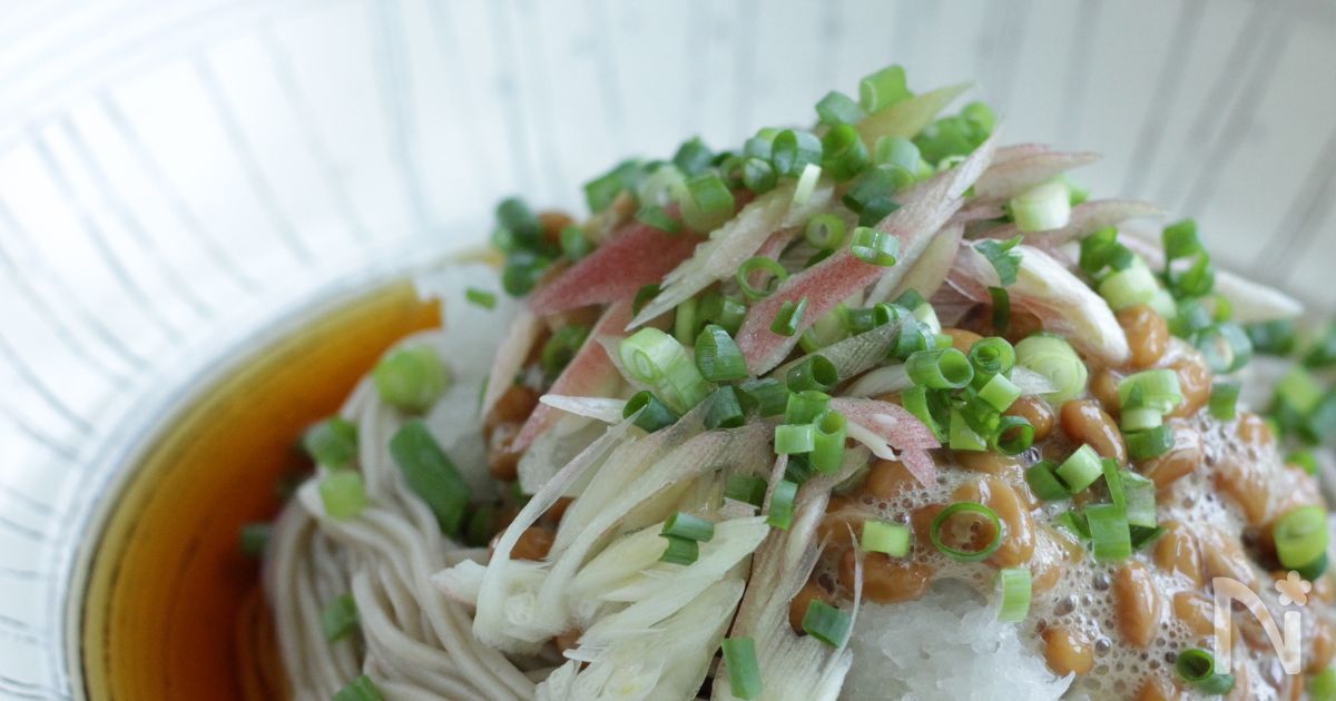 納豆おろし蕎麦