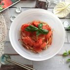 とろんと冷たいトマトがたまらないケッカソースのそうめん