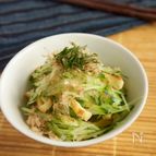 きゅうりと焼き油揚げのおひたし