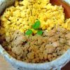 チョロリスの作ってみた!投稿(5分で絶品!【王道の鶏そぼろ丼】簡単・混ぜるだけ♡)