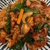 ぐ〜たら子の作ってみた!投稿(行列の中華屋さんの🍚豚ニラにんにく辛味噌スタミナ炒め🤩)