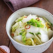 白だしで簡単！『さっぱり白菜の浅漬け』
