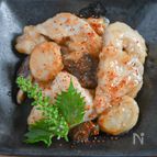 お酒がすすむ！むね肉とエリンギのポン酢バター