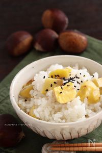 王道の栗ご飯