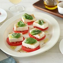 豆腐とトマトのカプレーゼ風