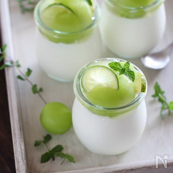 シャインマスカットヨーグルトムース