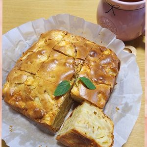 ナムディの作ってみた!投稿(【りんごとクルミのカントリーケーキ】混ぜて焼くだけで簡単！)
