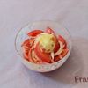 𝔂𝓾𝓶𝓲🍓の作ってみた!投稿(トマトのサラダ〜新玉ねぎドレッシング)
