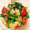 りんの作ってみた!投稿(【トマトと豆腐のニラだれ和え】即席3分！)