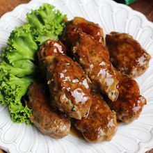 牛肉とごぼうの照り焼きつくね