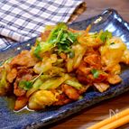 【ささっと炒めて完成!!】豚こま肉とキャベツの辛味噌炒め