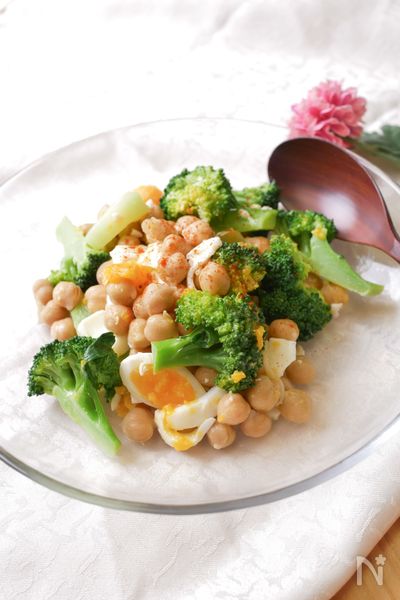 カブとひよこ豆のサラダのレシピ