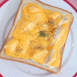 milkの作ってみた!投稿(サラダチキンで♪チキマヨトースト)