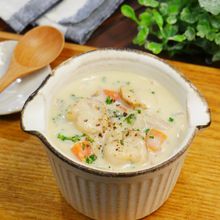 簡単なのに濃厚!ベビーホタテのみそ豆乳チャウダー