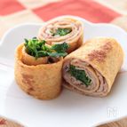 豚肉と豆苗のうすさつ巻き