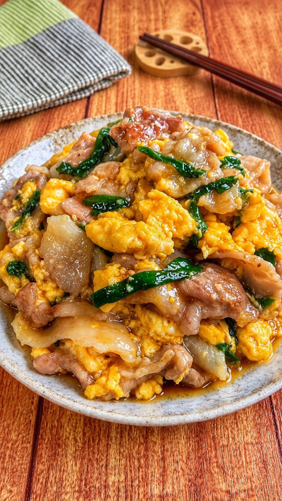 10分でできる♪【豚こまニラ玉の甘酢あん】 | レシピサイトNadia