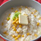 【ラーメン風】味噌コーンバター雑炊