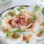 かぶのカルパッチョ§オリーブわさび醤油、おつまみに・サラダに