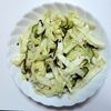 ふうかの作ってみた!投稿(すぐ食べれる！たっぷり食べられる！春キャベツのごま風味浅漬け)