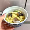 ケの作ってみた!投稿(レンジで完成♫いわし缶と白菜の卵とじ丼)