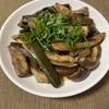 あすかの作ってみた!投稿(【茄子とズッキーニのオイスターポン酢だれ】おつまみおかず♡)