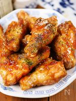 もちもち食感🤭💕手羽元の骨付きジューシー甘酢チキン🍗
