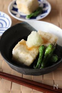 フライパンで作る揚げ出し豆腐