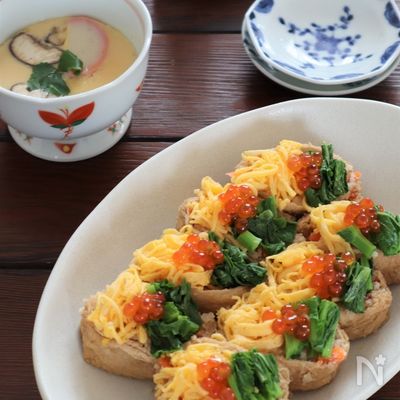 簡単!低糖質なオープンいなり寿司 ひな祭りにも。
