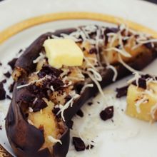 焼きバナナのごちそうスイーツ
