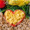 まゆのの作ってみた!投稿(『基本の３色そぼろご飯【鶏・卵・ほうれん草】』＃お弁当)